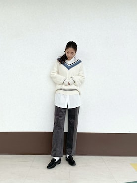 RISA HARADAさん（レディース・165cm）の冬コーディネート