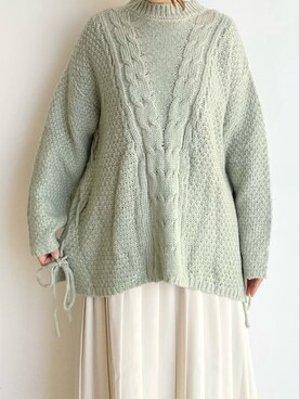 「Te chichi TERRASSE」｜「アイテム（その他）」を使った、RISA HARADAさん（レディース・165cm）の春コーディネート