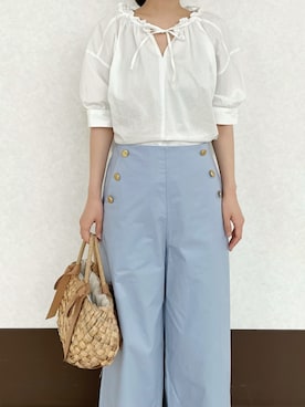 RISA HARADAさん（レディース・165cm）の夏コーディネート