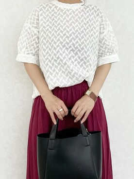 RISA HARADAさん（レディース・165cm）の秋コーディネート