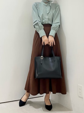 「Te chichi TERRASSE」｜RISA HARADAさん（レディース・165cm）の秋コーディネート
