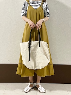 RISA HARADAさん（レディース・165cm）の春コーディネート