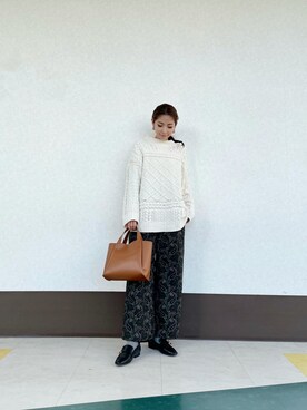 RISA HARADAさん（レディース・165cm）の冬コーディネート