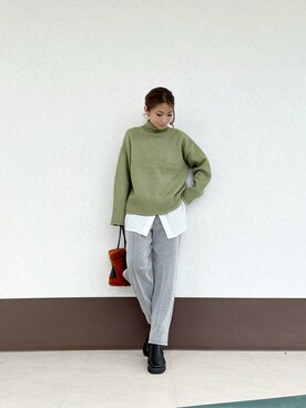 RISA HARADAさん(レディース・165cm)の冬コーディネート