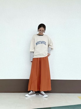 RISA HARADAさん（レディース・165cm）の秋コーディネート