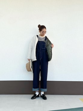 RISA HARADAさん（レディース・165cm）の冬コーディネート