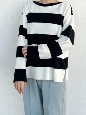 「Te chichi TERRASSE」｜「アイテム（その他）」を使った、RISA HARADAさん（レディース・165cm）の春コーディネート