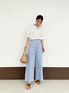 RISA HARADAさん（レディース・165cm）の夏コーディネート