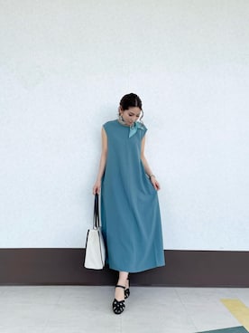 「Te chichi TERRASSE」｜RISA HARADAさん（レディース・165cm）の春コーディネート