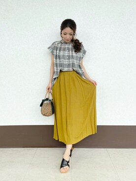 RISA HARADAさん（レディース・165cm）の夏コーディネート