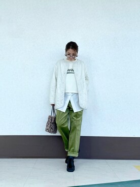 RISA HARADAさん（レディース・165cm）の秋コーディネート