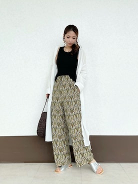 RISA HARADAさん（レディース・165cm）の夏コーディネート