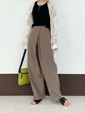 RISA HARADAさん（レディース・165cm）の夏コーディネート