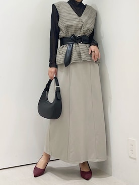 RISA HARADAさん(レディース・165cm)の秋コーディネート