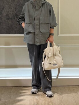 「KELTY（ケルティ）のアイテム（ブルゾン）」を使った、Hayashida さん（レディース・162cm）の秋コーディネート