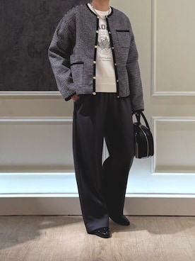 Hayashida さん（レディース・162cm）の冬コーディネート