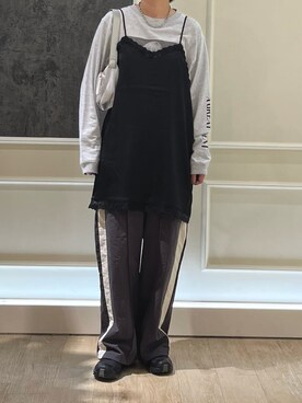 「24AW秋の新作」｜「アイテム（ワンピース/ドレス）」を使った、Hayashida さん（レディース・162cm）の秋コーディネート