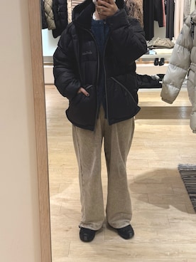 「アイテム（ダウンジャケット/コート）」を使った、Hayashida さん（レディース・162cm）の秋コーディネート