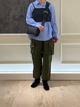 「PANIER（パニエ）のアイテム」を使った、Hayashida さん（レディース・162cm）の秋コーディネート