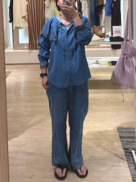 「アイテム（その他シューズ）」を使った、Hayashida さん（レディース・162cm）の夏コーディネート