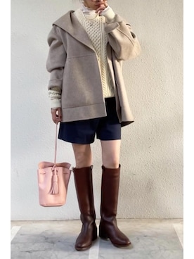 tomoさん(レディース・153cm)の冬コーディネート