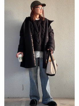 tomoさん（レディース・153cm）の冬コーディネート