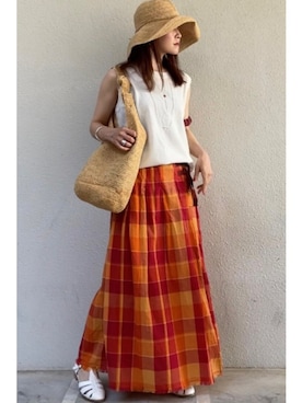 tomoさん（レディース・153cm）の夏コーディネート