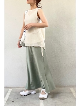 tomoさん（レディース・153cm）の夏コーディネート