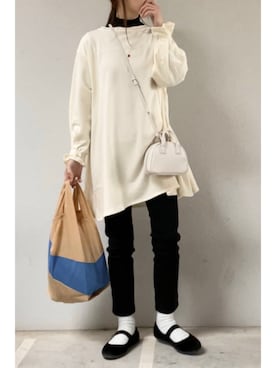 tomoさん（レディース・153cm）の冬コーディネート