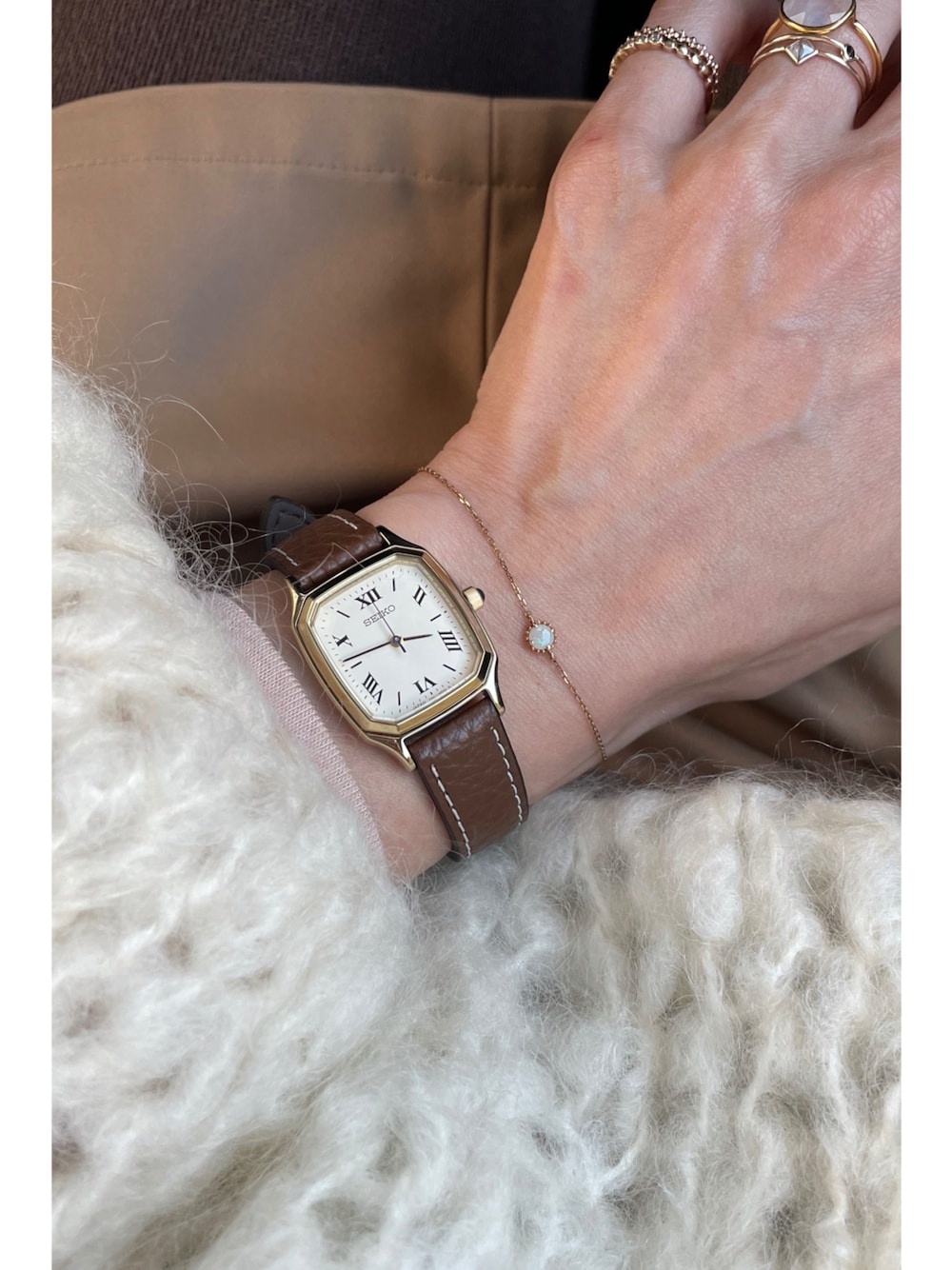 ete ete エテ ブレスレット K10YG オパール ブレスレット K10YG