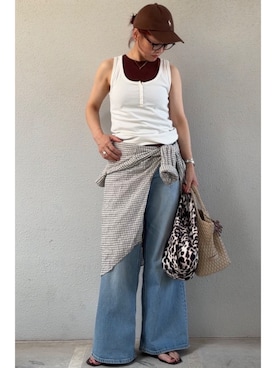 tomoさん(レディース・153cm)の夏コーディネート