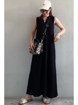 「Spick & Span（スピックアンドスパン）のアイテム（ワンピース）」を使った、tomoさん（レディース・153cm）の夏コーディネート