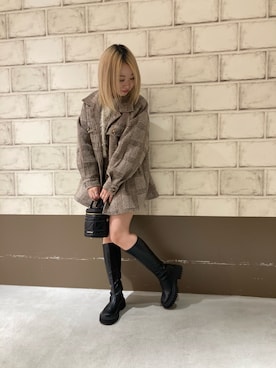 「ORiental TRaffic（オリエンタルトラフィック）のアイテム（ブーツ）」を使った、ORientalTRaffic ルクア1100店さん（レディース・152cm）の秋コーディネート