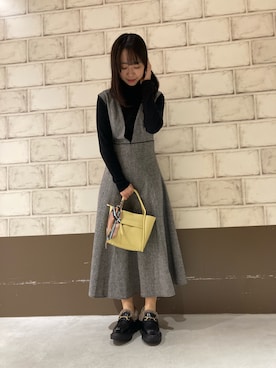 「スカートコーデ」｜ORientalTRaffic ルクア1100店さん（レディース・162cm）の冬コーディネート