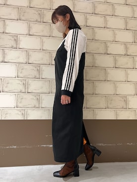 「24SS春の新作」｜「アイテム（ブーツ）」を使った、ORientalTRaffic ルクア1100店さん（レディース・158cm）の冬コーディネート