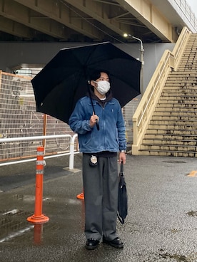 「アイテム（キーケース/キーアクセサリー、ベージュ系）」を使った、yoshiさん（メンズ・160cm）の秋コーディネート