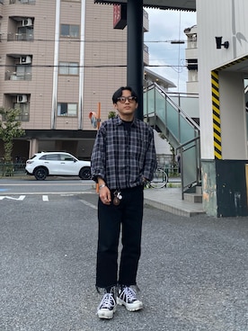 「BEAMS（ビームス）のアイテム」を使った、yoshiさん（メンズ・160cm）の夏コーディネート