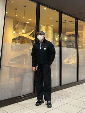 「アイテム（ジャケット/アウター）」を使った、yoshiさん（メンズ・160cm）の秋コーディネート