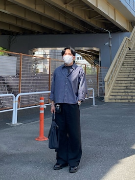 「Dr. Martens（ドクターマーチン）のアイテム」を使った、yoshiさん（メンズ・160cm）の夏コーディネート