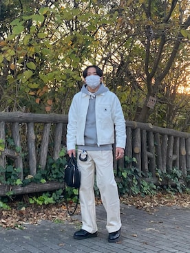 「アイテム（チノパンツ）」を使った、yoshiさん（メンズ・160cm）の秋コーディネート