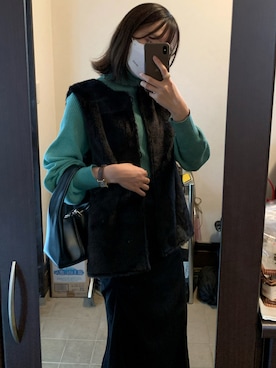 「Kastane」｜「アイテム（腕時計）」を使った、らいさん（レディース・166cm）の秋コーディネート