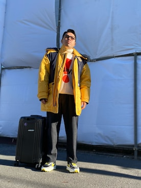 「Gosha Rubchinskiy（ゴーシャラブチンスキー）のアイテム（トップス）」を使った、Shun Watanabeさん（メンズ・165cm）の秋コーディネート