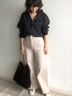 「JOURNAL STANDARD（ジャーナルスタンダード）のアイテム」を使った、こっつんこーでさん（レディース・161cm）の秋コーディネート