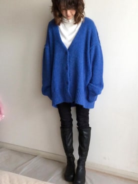 「ハデ色」｜こっつんこーでさん（レディース・161cm）の冬コーディネート
