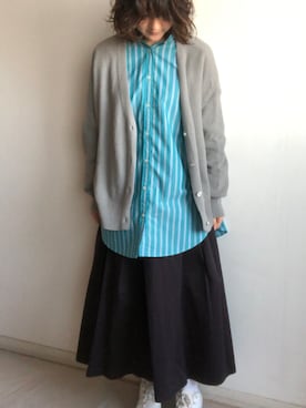 「avecmoi（アヴェクモワ）のアイテム」を使った、こっつんこーでさん（レディース・161cm）の春コーディネート