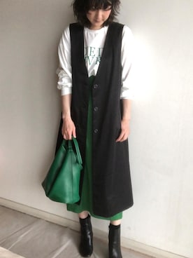 こっつんこーでさん(レディース・161cm)の春コーディネート