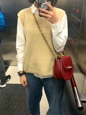 「毛衣」｜Judyさん（レディース・156cm）の秋コーディネート