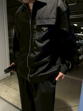 「PRADA（プラダ）のアイテム（トップス）」を使った、YAMAさん（メンズ・178cm）の秋コーディネート