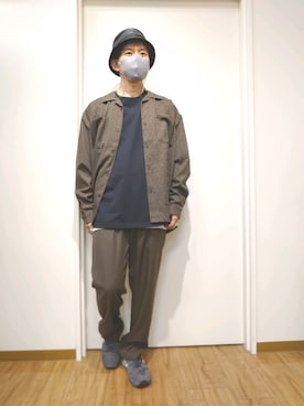 「IKKA LOUNGE（イッカラウンジ）のアイテム」を使った、キヨキヨさん（メンズ・167cm）の夏コーディネート