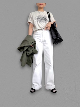 「Ungrid（アングリッド）のアイテム（ジャケット/アウター）」を使った、SACHIさん（レディース・150cm）の春コーディネート